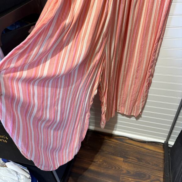 Anthropologie Sleeveless Wide Leg Cropped Jumpsuit Size L - Picture 5 of 11